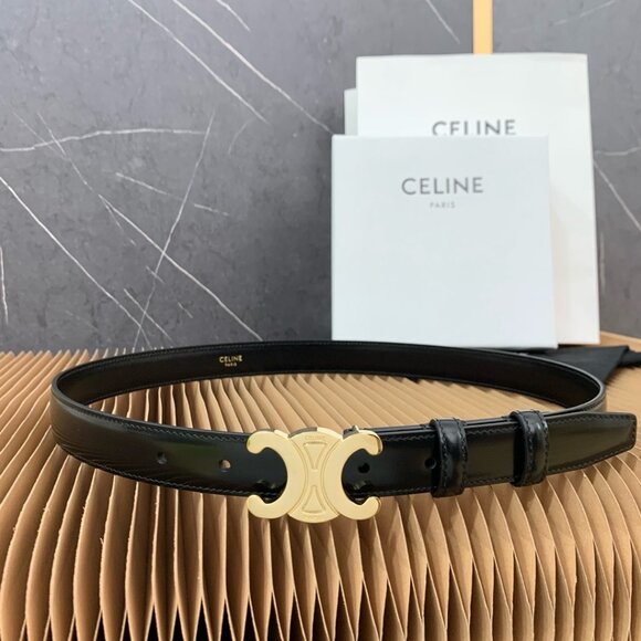 Celine Triomphe Belt Black Triomphe - Picture 9 of 9